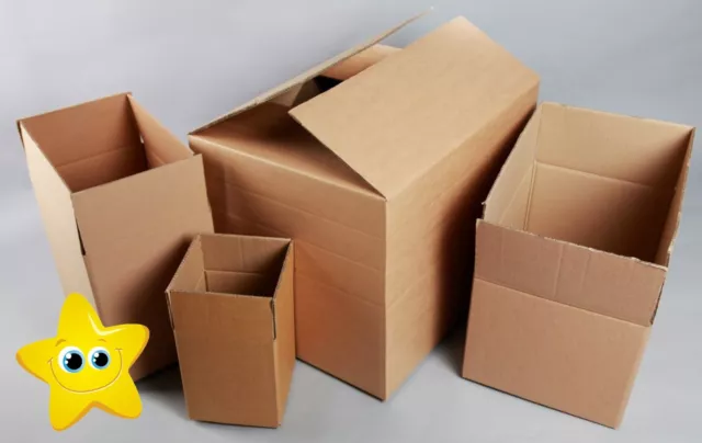 Quality Single Wall Postal Mailing Cardboard Boxes Packing - Multi Listing
