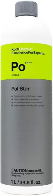 Koch Chemie Pol Star Po - Textile, Leather & Alcantara Cleaner - 1 Liter Size