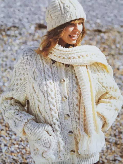 Womens aran deals knitting patterns