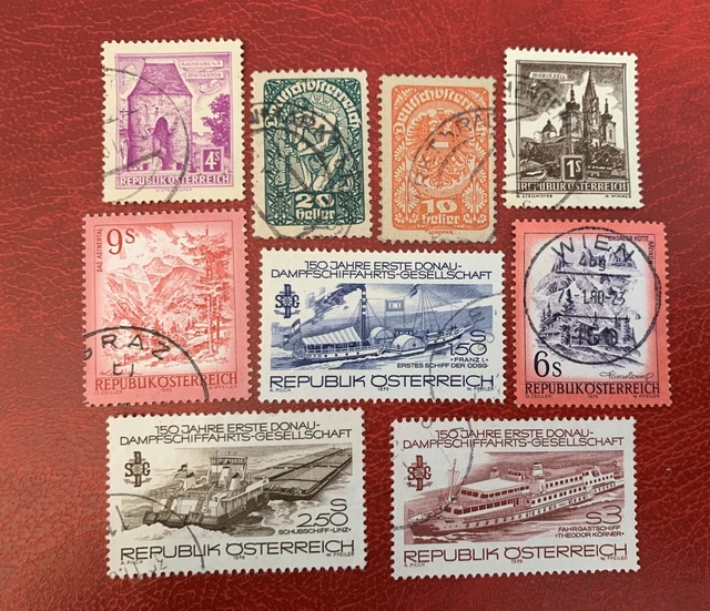 Briefmarken, Österreich kleines lot 23, Siehe Foto