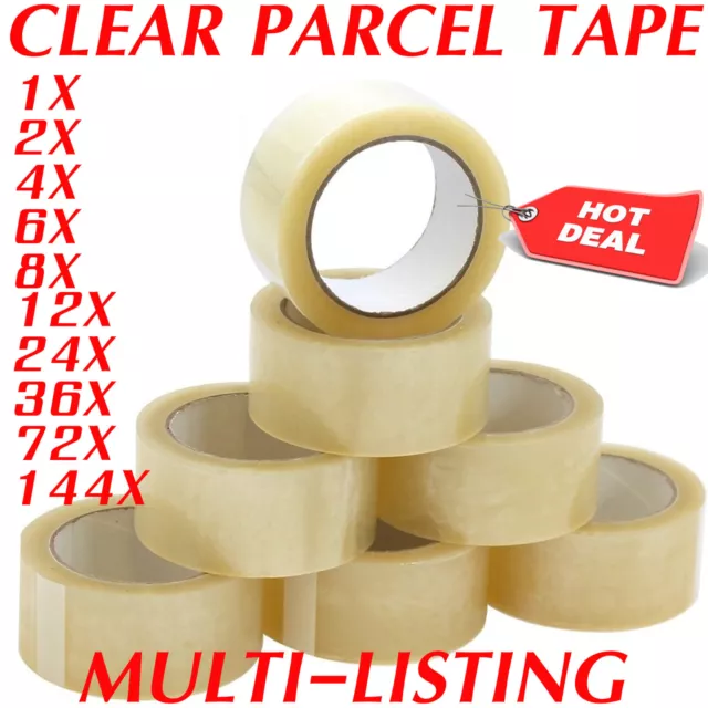 Clear Strong Parcel Packing Packaging Tape Cartoon Sealing Sellotape48Mm X 66M