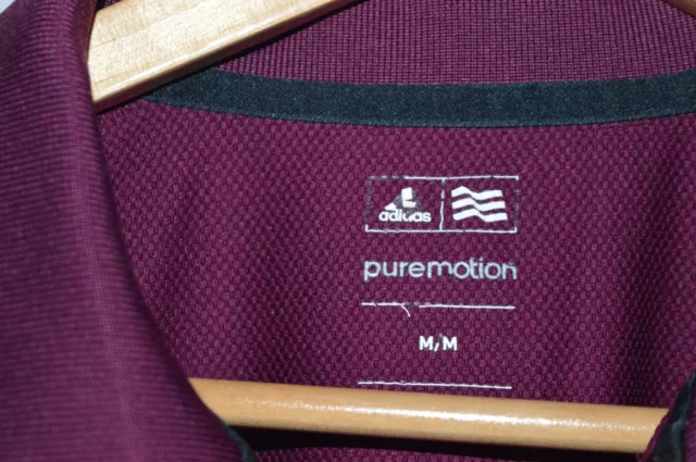 Adidas Puremotion Golf Polo / Medium / Burgundy 2