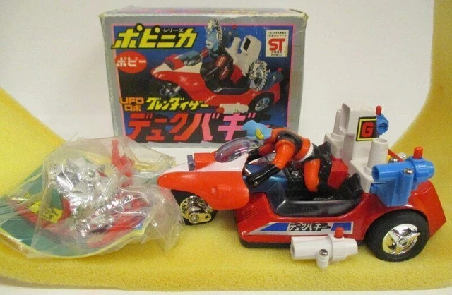 Duke Buggy PA-62 Goldorak Grendizer, Véhicule D'action Popy Vintage 1979 Japon, Boîte Et Accessoires