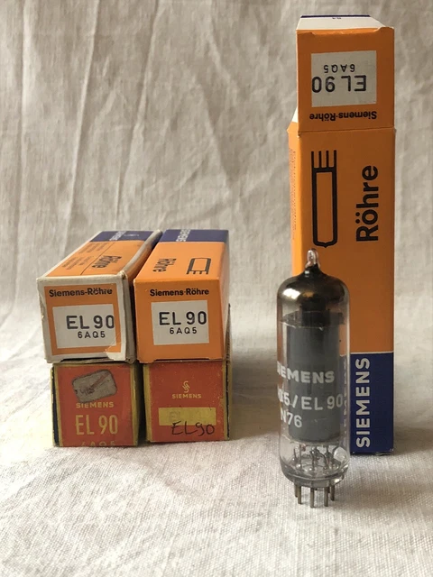 Tube électronique EC86 Siemens NOS - Neuf Dans Sa Boîte D'origine, Marque Telefunken