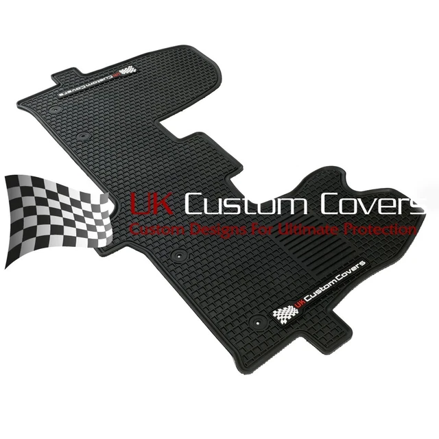 FORD TRANSIT TOURNEO Custom 2023+ Front Cab Rubber Floor Mats 454 £59.