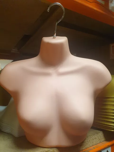 New Skin  Female Hanging Half Body Top Bra Mannequin Display  With Metal Hook