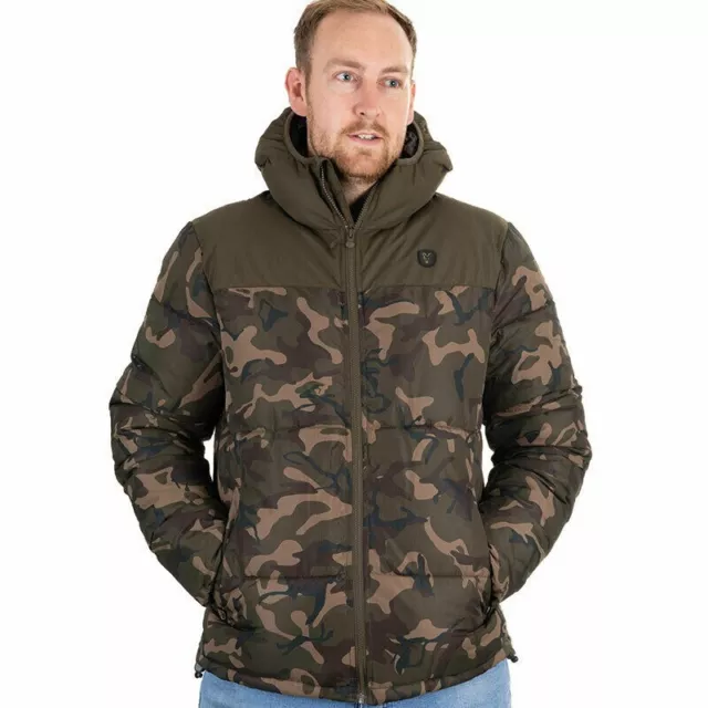 Fox Camo Khaki RS Jacket Thermal Insulation Fishing ALL SIZES