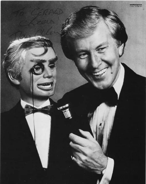 Ray Alan (Ventriloquist, Presenter). Genuine Original Hand Signed B & W Photo