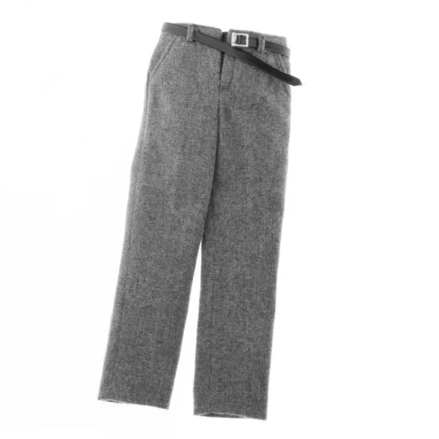 1/6 Scale Male Pants Suit Trousers Clothes Fits 12 inch Action Figure Gray