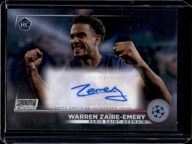 Venta Trading Card Warren Zaïre-Emery - RC First-Team Topps Paris Saint-Germain Team Set 22/23