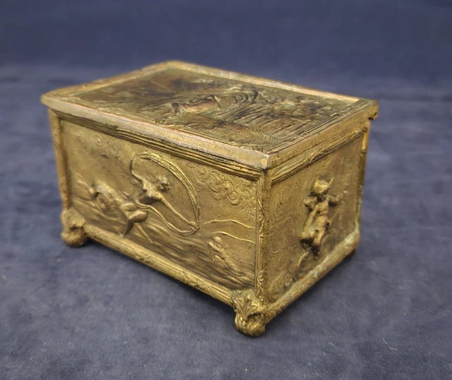 belle boîte à musique/bijoux - commode gracieuse avec - Catawiki