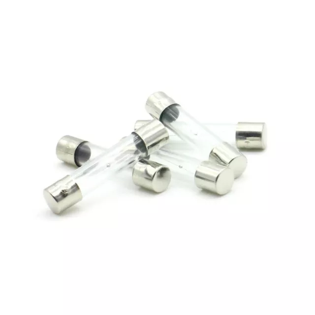 ⚡ Lot de 5 Fusibles Verre 6x30mm Rapide 12,5A - F12,5A - 250V - Fuse Glass Tube