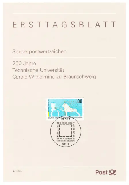 Bund ETB Nr. 7/1995 - 250 Jahre Technische Universität ...