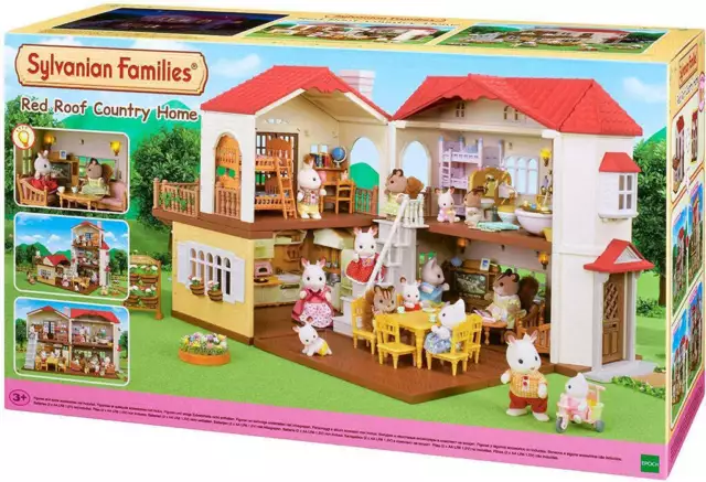 Sylvanian Families - Red Roof Country Home Gift Set Playset - Mdsf5383 from T...