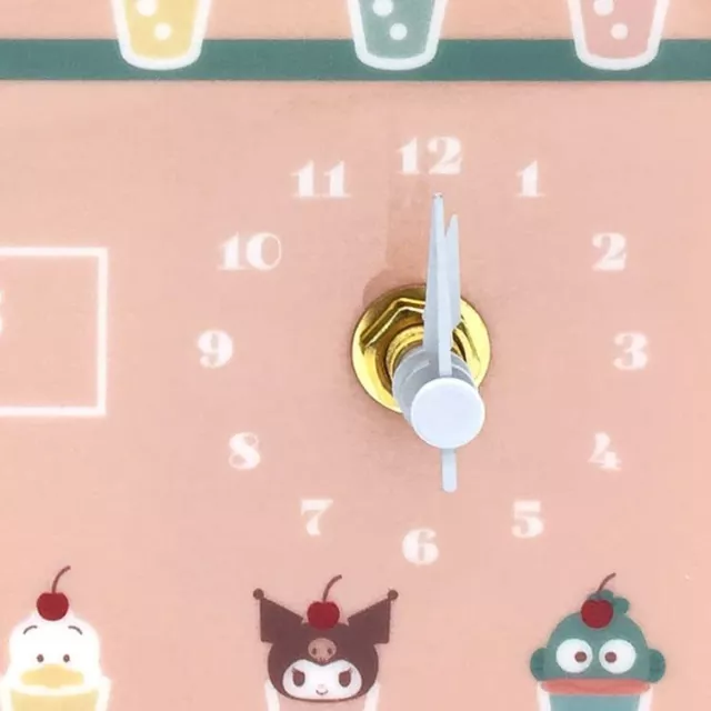 Reloj de mesa de acrílico Marimo Craft Sanrio Drink Cafe Time w6,8 x H4,8 pulgadas 3