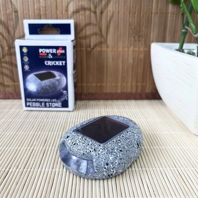 POWERplus Cricket Solar Pebble Light