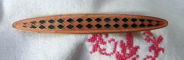 Broche à Transformation En Argent & émaux De Li
