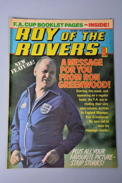 R&L Vintage Magazine Comic: Roy of the Rovers 5th May 1979