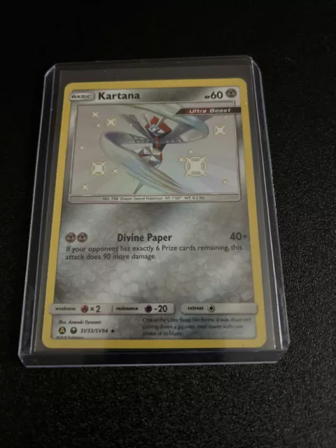 Kartana - SV33/SV94 Hidden Fates BABY SHINY Holo Rare Pokemon - NM/MIN –  The PokéTrade Emporium