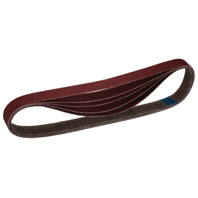 Draper Cloth Sanding Belt 25 X 762mm Assorted Grit (Pack Of 5) - 08702
