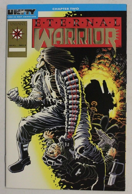 Eternal Warrior #1 GOLD EMBOSSED EDITION Variant Valiant 1992 VF Frank Miller