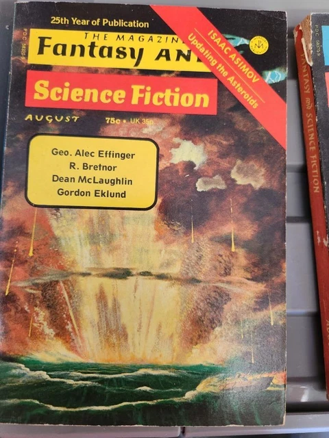 VINTAGE SCI FI The magazine of Fantasy and Science Fiction August As ...