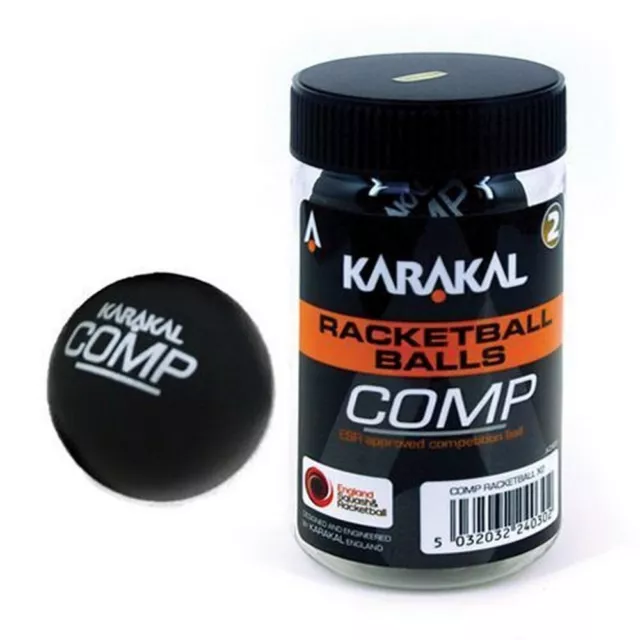 Karakal Competition Palle Racquetball Misura Confezione 2 (CS1324)