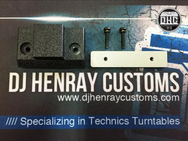 Technics SL1200MK2 Turntable Dust cover bracket with hardware & hinge w mount DJ