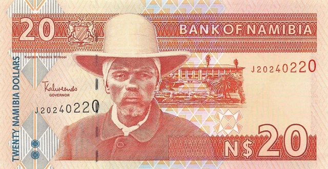 Namibia 20 Dollars 2002 Unc Pn 6a