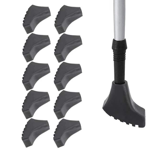 02 015 Couvre-Pieds Pour Poteaux De Randonnée 10 Pcs En Caoutchouc Embouts