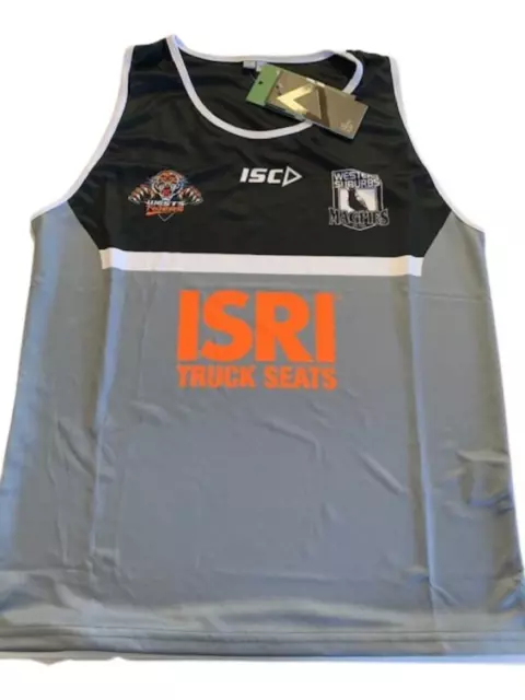 Wests Tigers NRL Players ISC Training Singlet Sizes S-3XL! T8