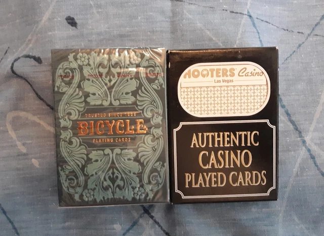 Bicycle Sea King Playing Cards + Hooters Casino Deck