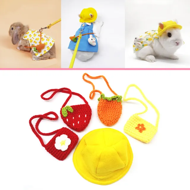 Animals Wearing Cap Hat Pet Clothing Accessories for Guinea Pig Rabbit Squirrel