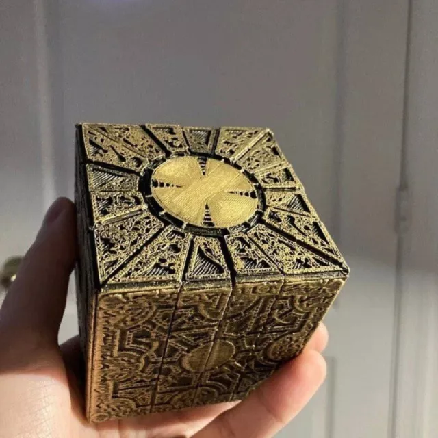 Hellraiser Puzzle Box Moveable Lament Horror Terror Hellraiser Pinhead Prop.di Hellraiser Puzzle Box Moveable Lament Horror Terror Hellraiser Pinhead Prop.di