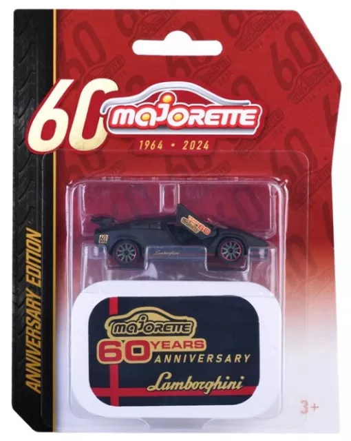 Majorette 212054102 - Anniversary Edition Deluxe, Lamborghini Countach LP400-Neu