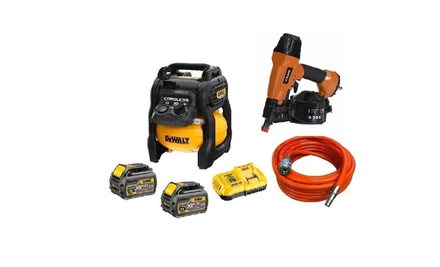 DeWALT 54V XR FLEXVOLT COMPRESSOR KIT INCLUDING KMR 3551 AND AIR HOSE