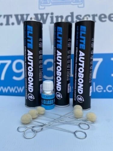 CAMPER VAN MULTISIDE Window Bonding Glue Adhesive Sealant x 3 Pro Kit ...