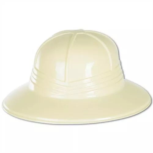 Plastic Safari Sun Helmet Hat Costume Prop Safari Jungle Zoo Party Decorations