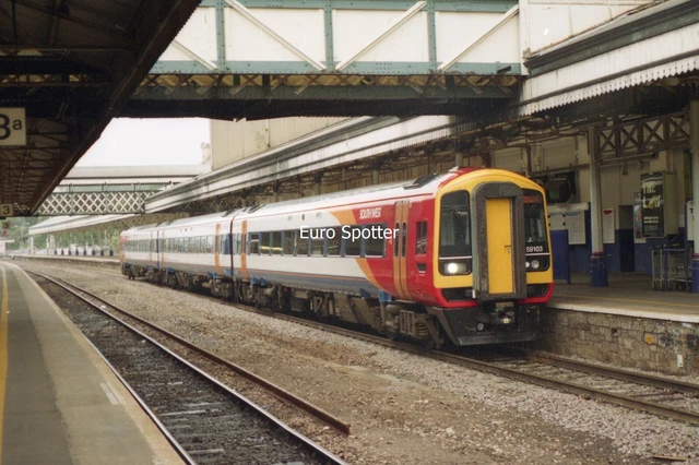 B215 35MM NEGATIVE South West Trains Class 159 159103 @ Exeter [3] £2. ...