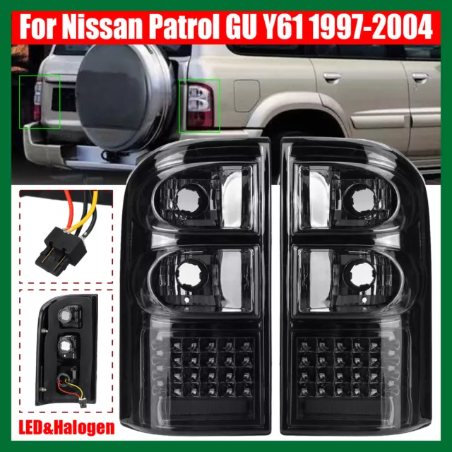 Pour Nissan Patrol GU Y61 1997-2004 Phares Feux Arrière Gauche + Droite