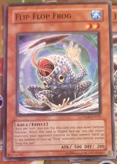 YUGIOH FLIP FLOP Frog CRMS-EN029 Common 2.13 - PicClick UK YUGIOH FLIP FLOP Frog CRMS-EN029 Common 2.13 - PicClick UK