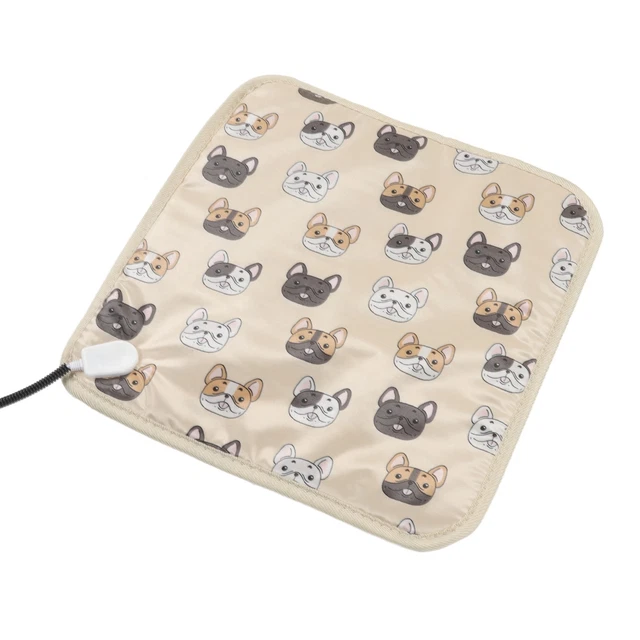(Prise UE 230V) Chien Chat Tapis De Lit Chauffant Couverture Chauffante Pour