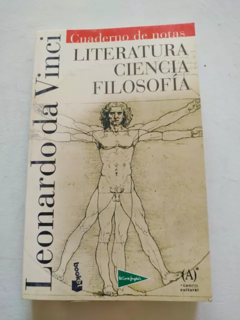 Leonardo Da Vinci Cuaderno de Notas Literatura Ciencia 2004 - LIBRO Español Am