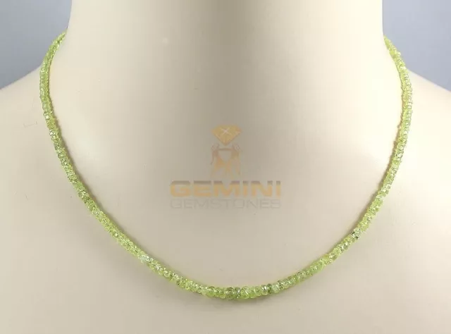 Chrysoberyll Kette echte Chrysoberylle Halskette für Damen - Gemini Gemstones