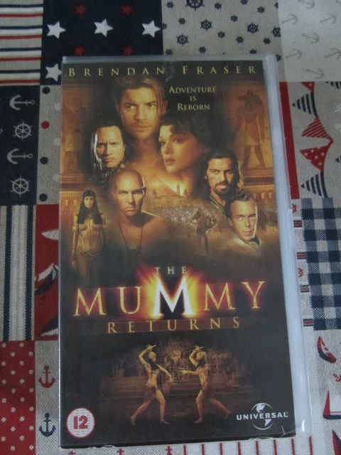 THE MUMMY RETURNS 2001 Film Starring Brendan Fraser Vhs Video Tape Uk ...