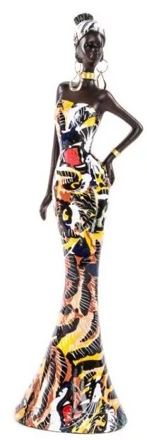 Statuette statue figurine Africaine Femme - 31 cm - Afrique tribal