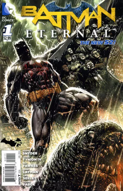 BATMAN ETERNAL #1 VF, Scott Snyder, DC Comics 2014 Stock Image