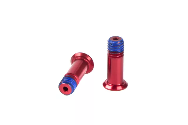 KCNC Road Mountain Bicycle Bike Rear Derailleur Pulley Bolts Screws 2pcs Red