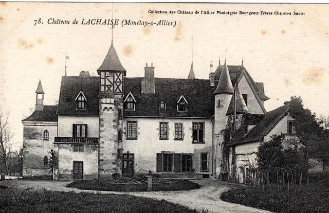 Carte Postale Ancienne – Château De Créchy – Allier (03) – Années 1900 – Très Bon état