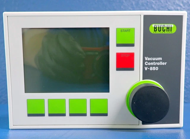 Buchi V-850 Vacuum Controller w/ Mounting Bracket and Power/Data Cable